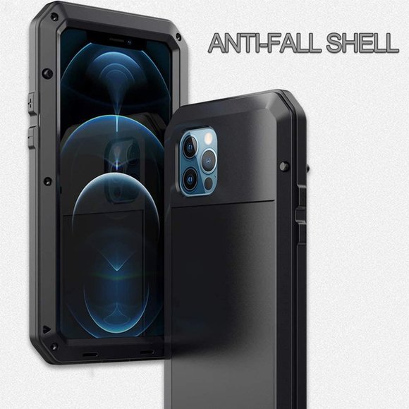 Shockproof Metal Case for iPhone 11 PRO MAX Gorilla Heavy Duty 360 Cover Black - Picture 10 of 12